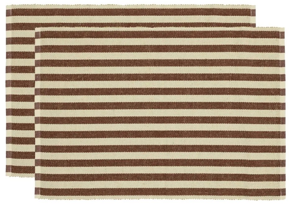 Suporturi pentru farfurii 2 buc. din amestec de iută 33x48 cm Statement Stripe – Södahl