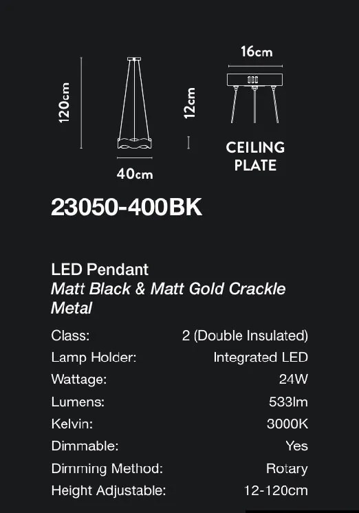 Lustra suspendata LED design modern Belle