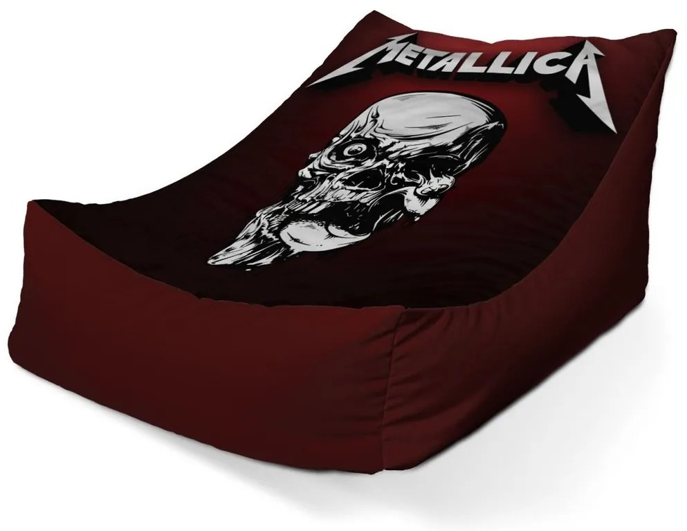 Sac de șezut Lounge Metallica Death Metal - pentru copii, negru