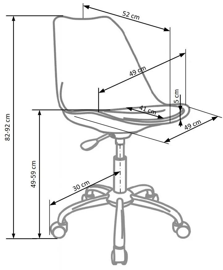 Scaun copii Coco IV, gri