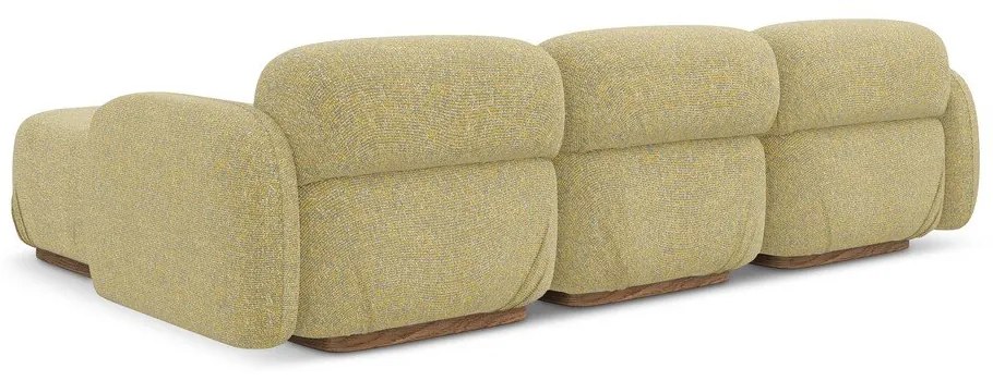 Colțar modular galben (cu colț variabil) Ailani – Makamii