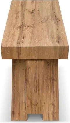 Consolă Linda extensibilă de la 45 cm la 402 cm - RUSTIC