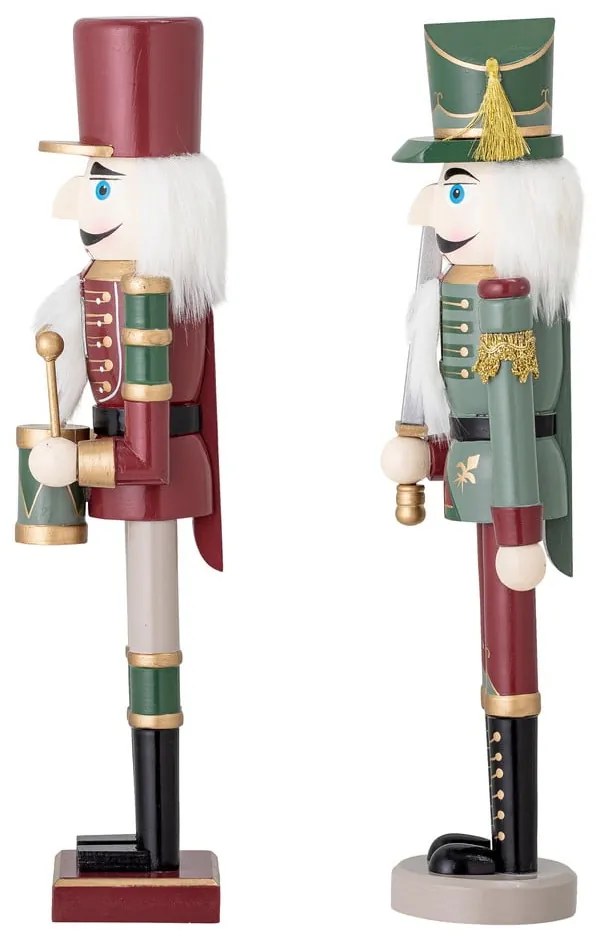 Figurine de Crăciun 2 buc. din lemn (înălțime 38 cm) Darren – Bloomingville