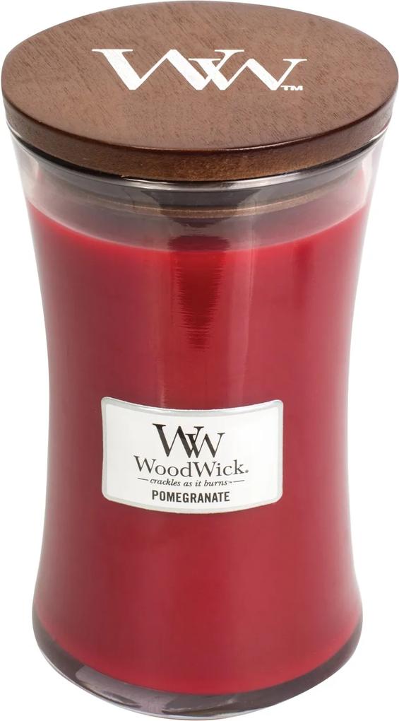 WoodWick roșii parfumata lumanare Pomegranate vaza mare