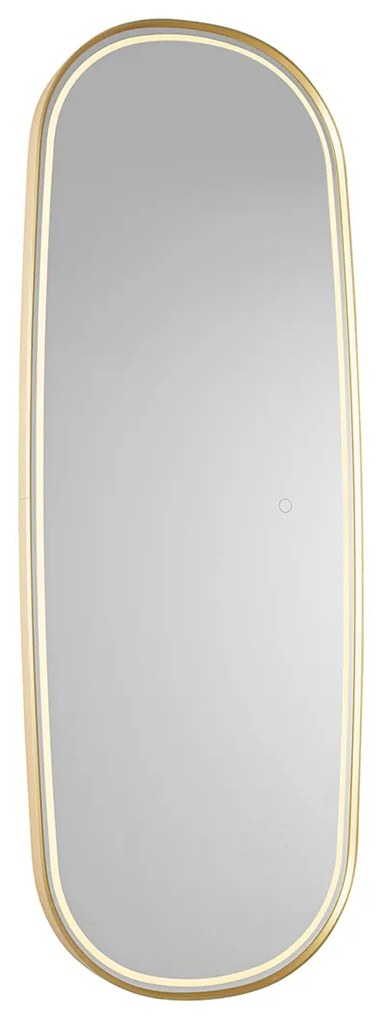 Oglinzi de baie moderne auriu incl. LED și dimmer tactil - Geraldien