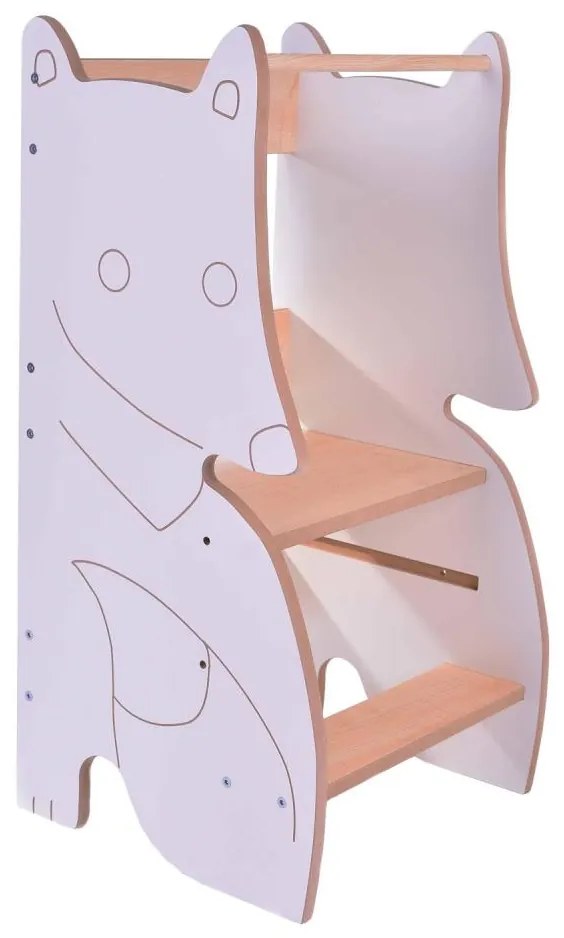 Turn educativ FOX alb/arțar