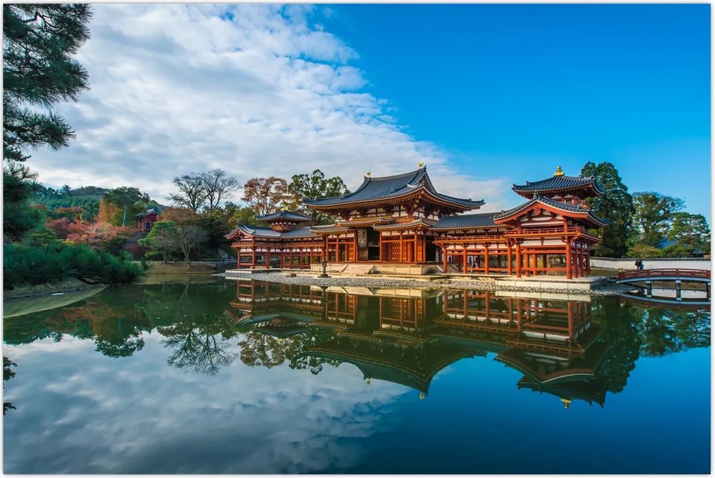 Tablou - Templul Byodo-in, Japonia (90x60 cm)