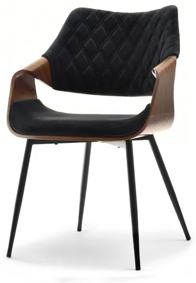 Scaun Rolf K (nuc închis + negru). 1111255