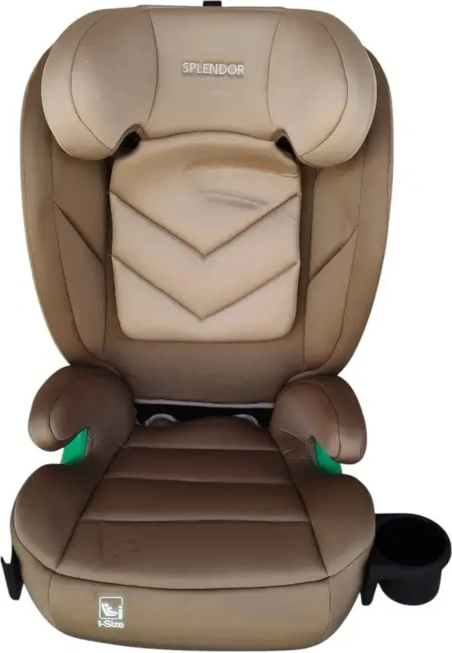 Scaun auto ISOFIX transformabil in inaltator NOVOKIDS Splend'or Edition HF03, R129 i-Size, 100-150 cm, 15-36 kg, Bej