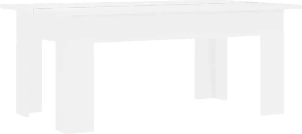 vidaXL Măsuță de cafea, alb, 100 x 60 x 42 cm, lemn prelucrat