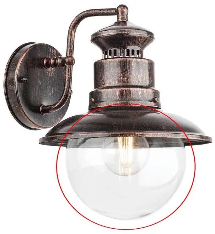 Abajur de rezervă pentru aplică și lustră Redo A9046 SCOTT transparent