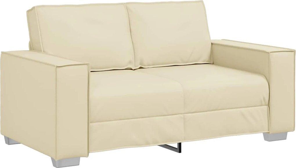 vidaXL Canapea Crem 160 x 80 x 84 cm țesătură