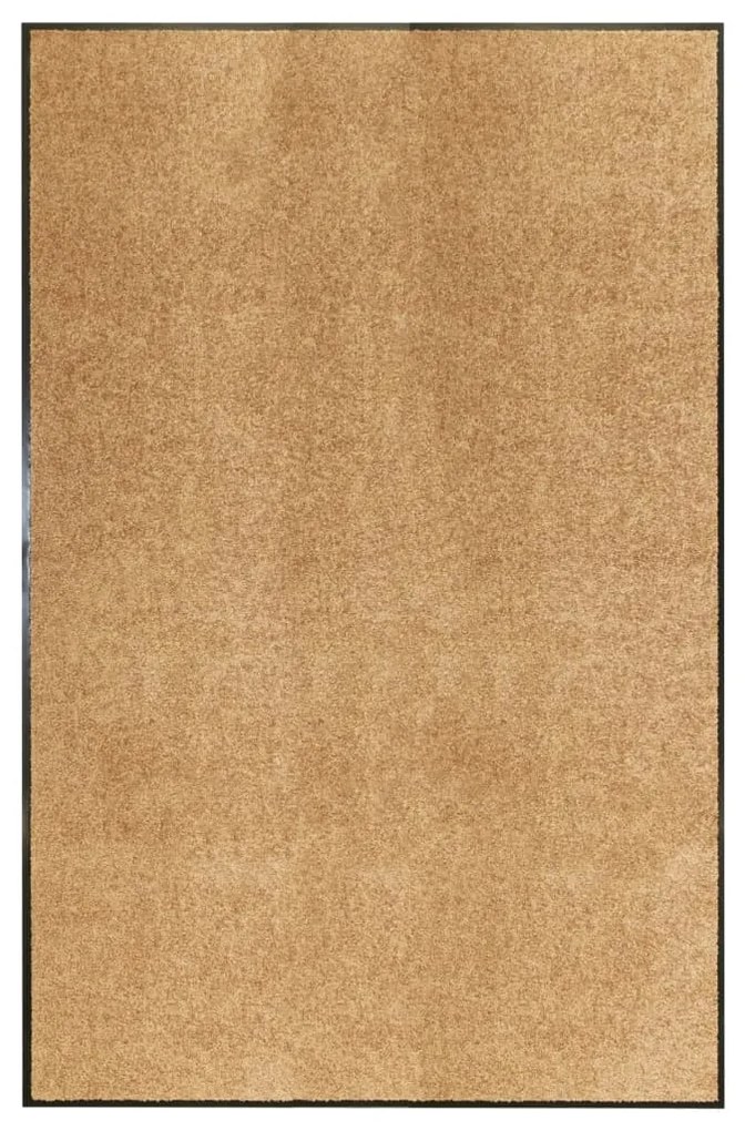vidaXL Covoraș de ușă lavabil, crem, 120 x 180 cm