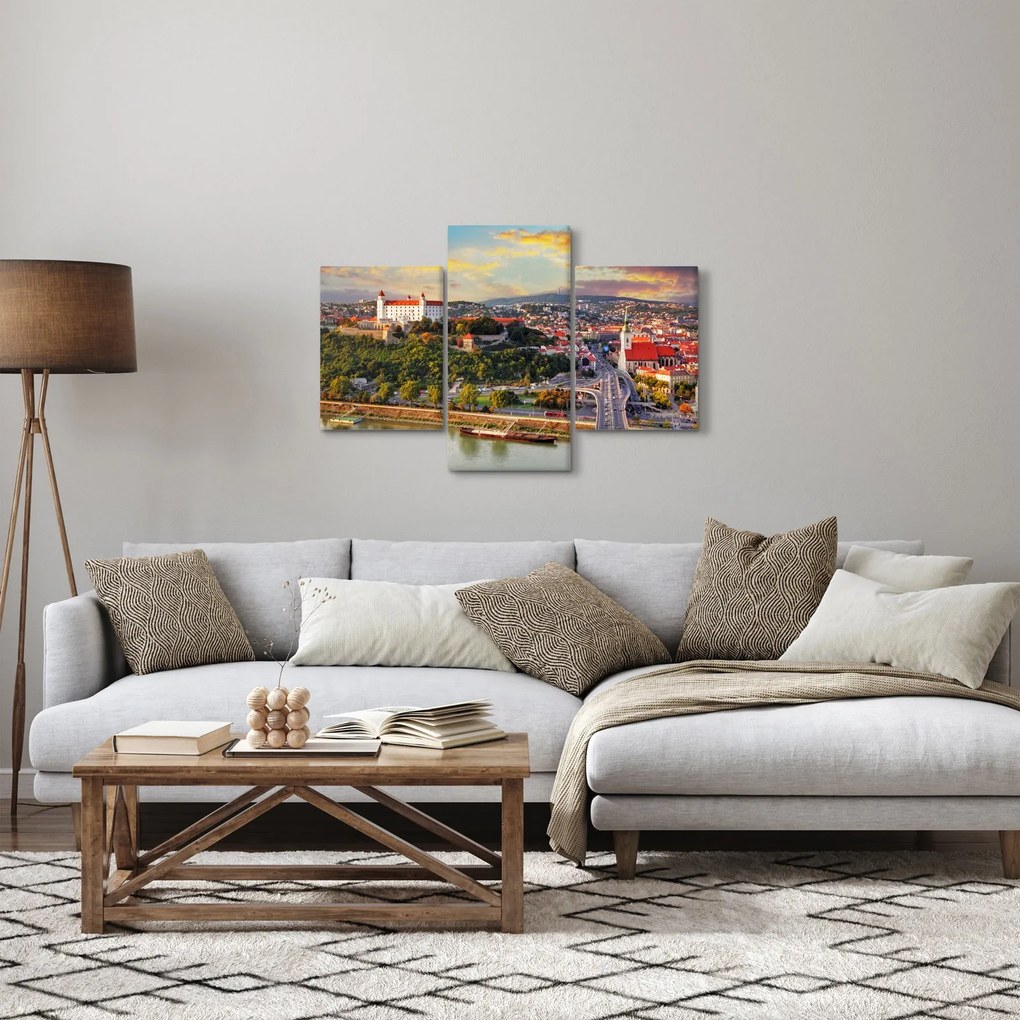 Tablou - Panorama bratislavei, Slovacia (90x60 cm)