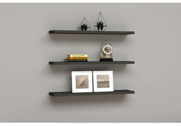 SET 3x raft de perete BOSS antracit