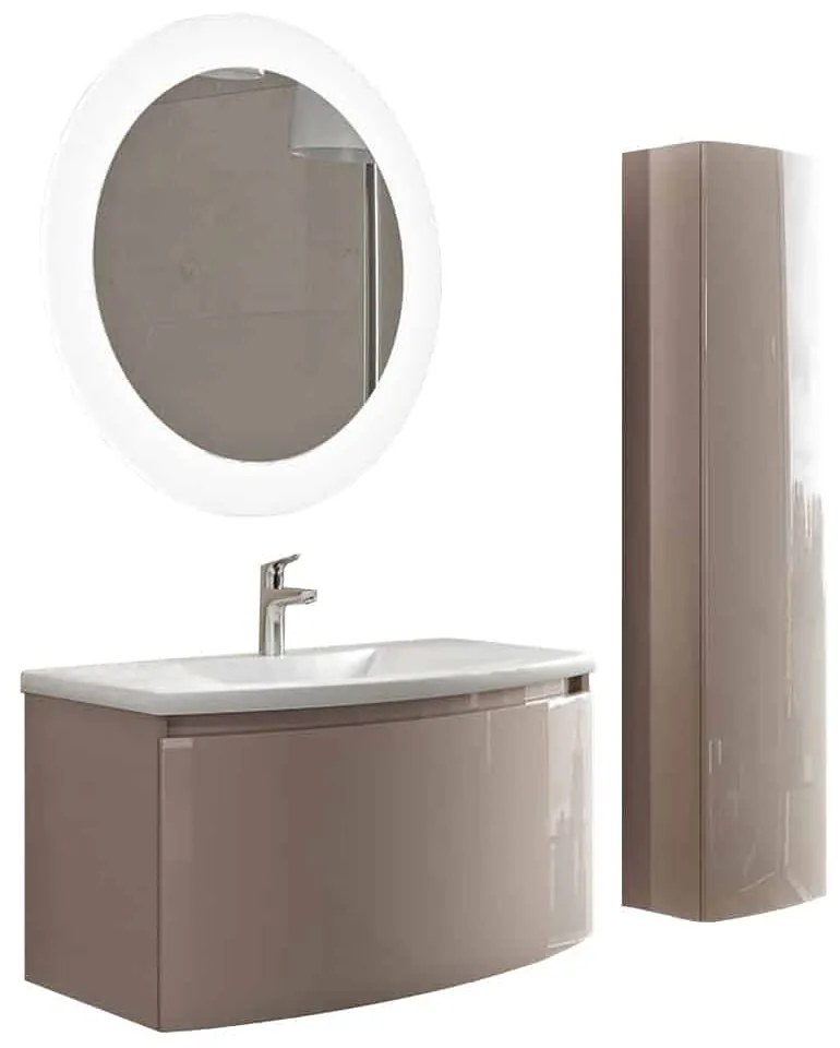 Set Mobilier Baie Suspendat Samba Café au lait lucios