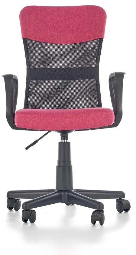 Scaun pentru copii Timmy, roz/negru