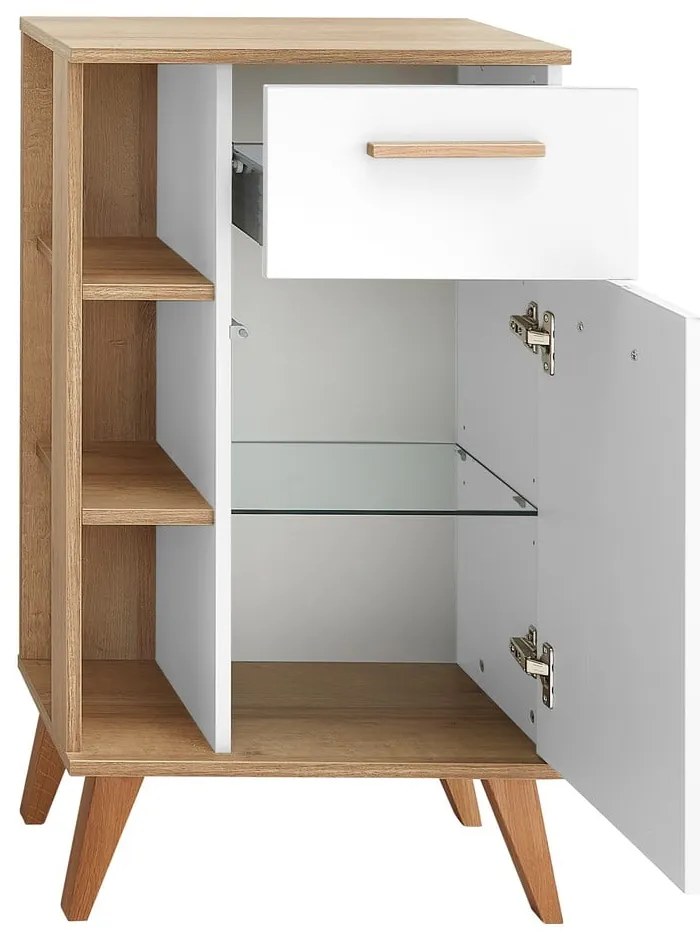 Dulap de baie alb 51x90 cm Set 923 - Pelipal