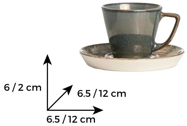Set 6 cesti pentru expresso Marmara Villarte MA 12095