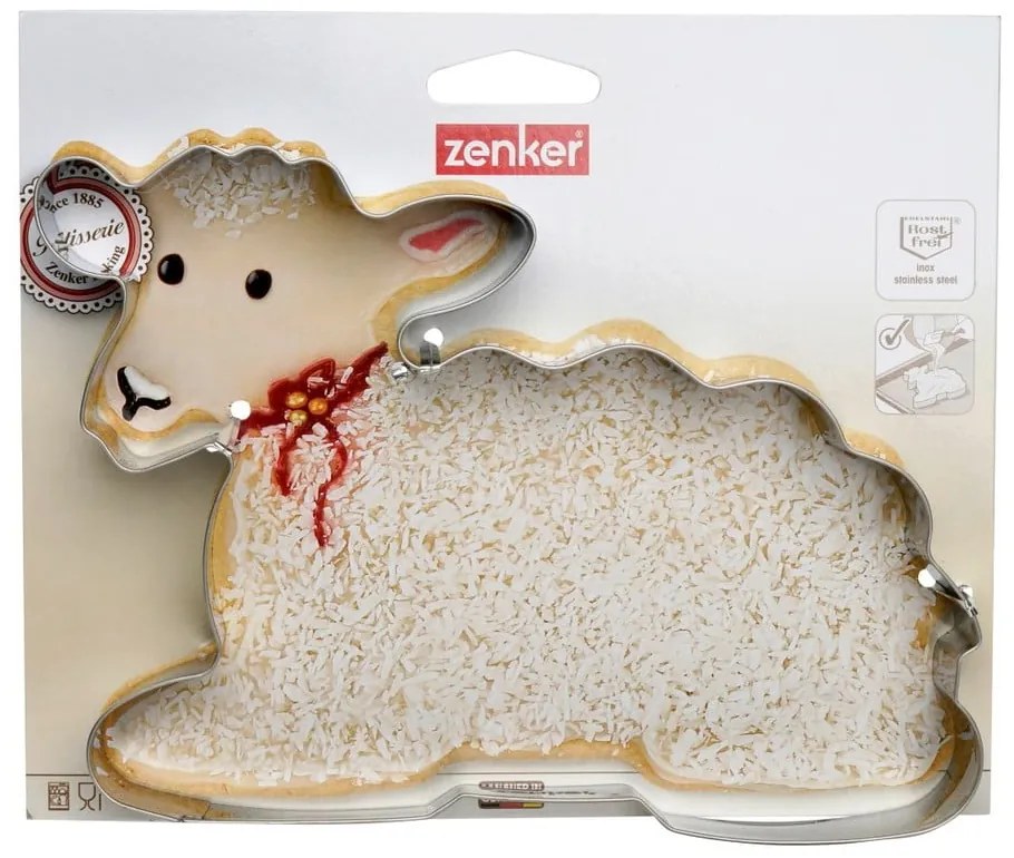 Formă din inox pentru tăiat aluat Zenker Lamb