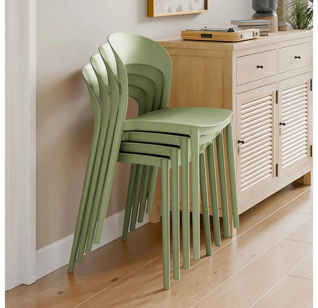 Scaun sufragerie Recibir (verde) . 1116465