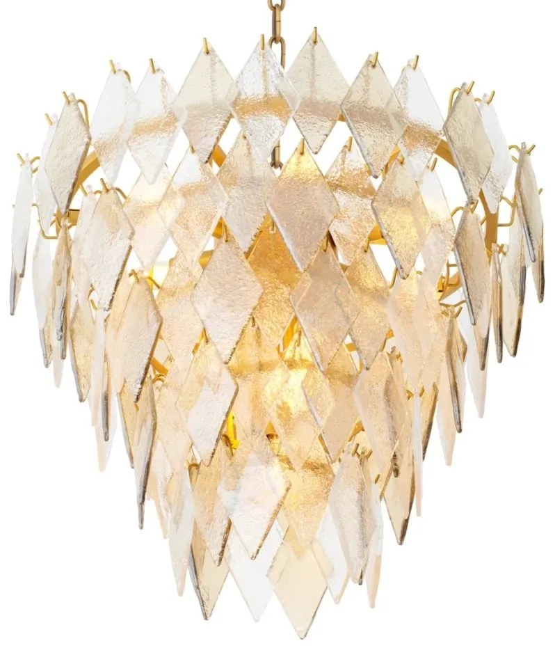Candelabru LUX, Sticla Realizata Manual, Rhombus S
