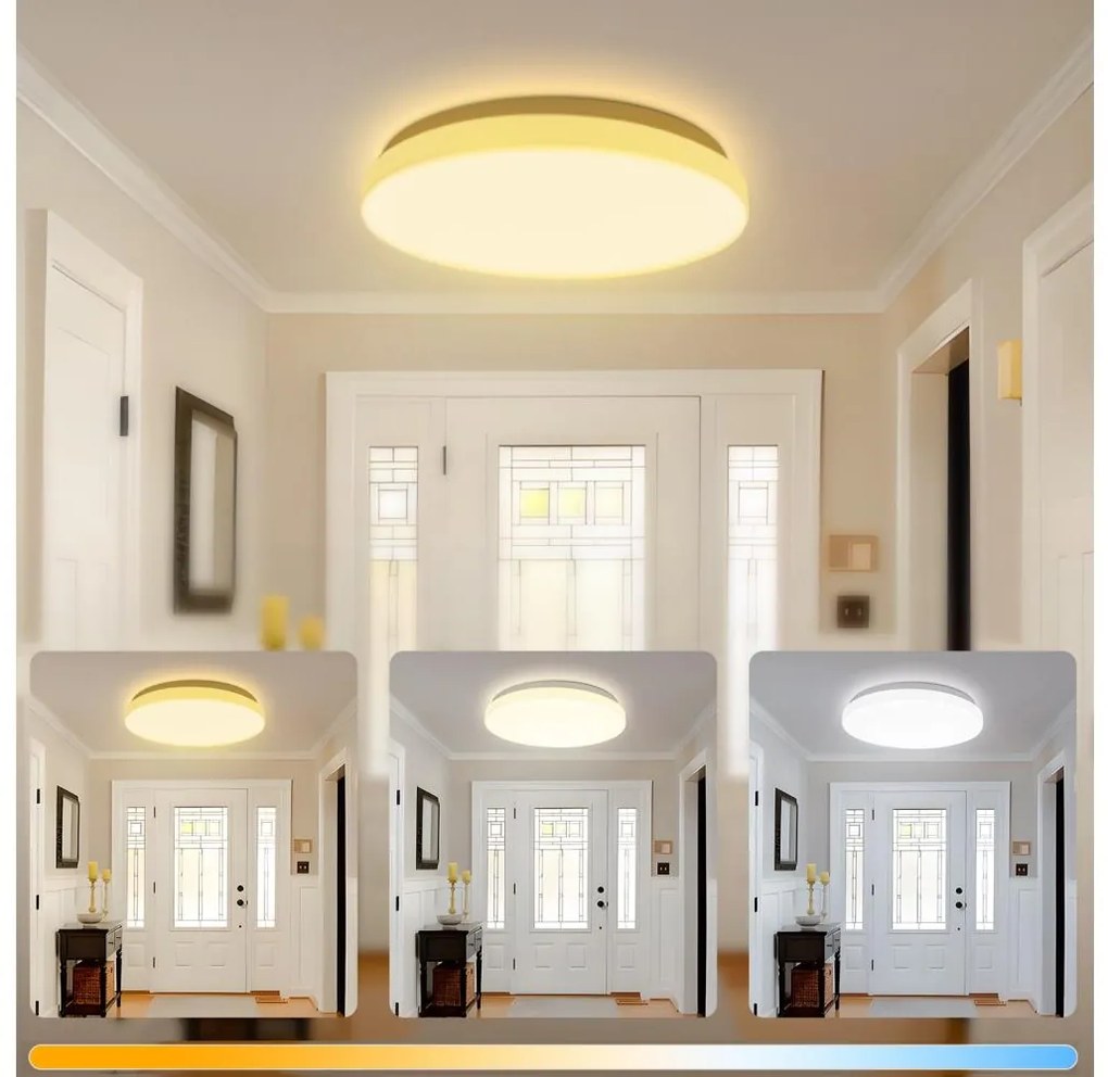 Brilagi - Plafonieră LED MILKY WAY LED/24W/230V 3000/4000/6500K Ø 38 cm