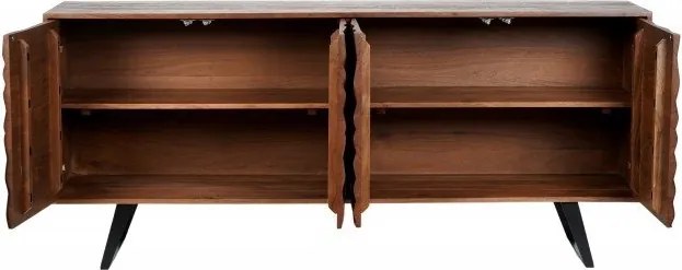 Comoda cu model 3D Hurricane 175cm maro