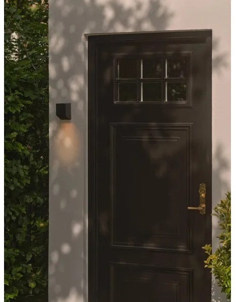 Nordlux - Aplică de perete pentru exterior NIKO 1xGU10/25W/230V IP54 neagră