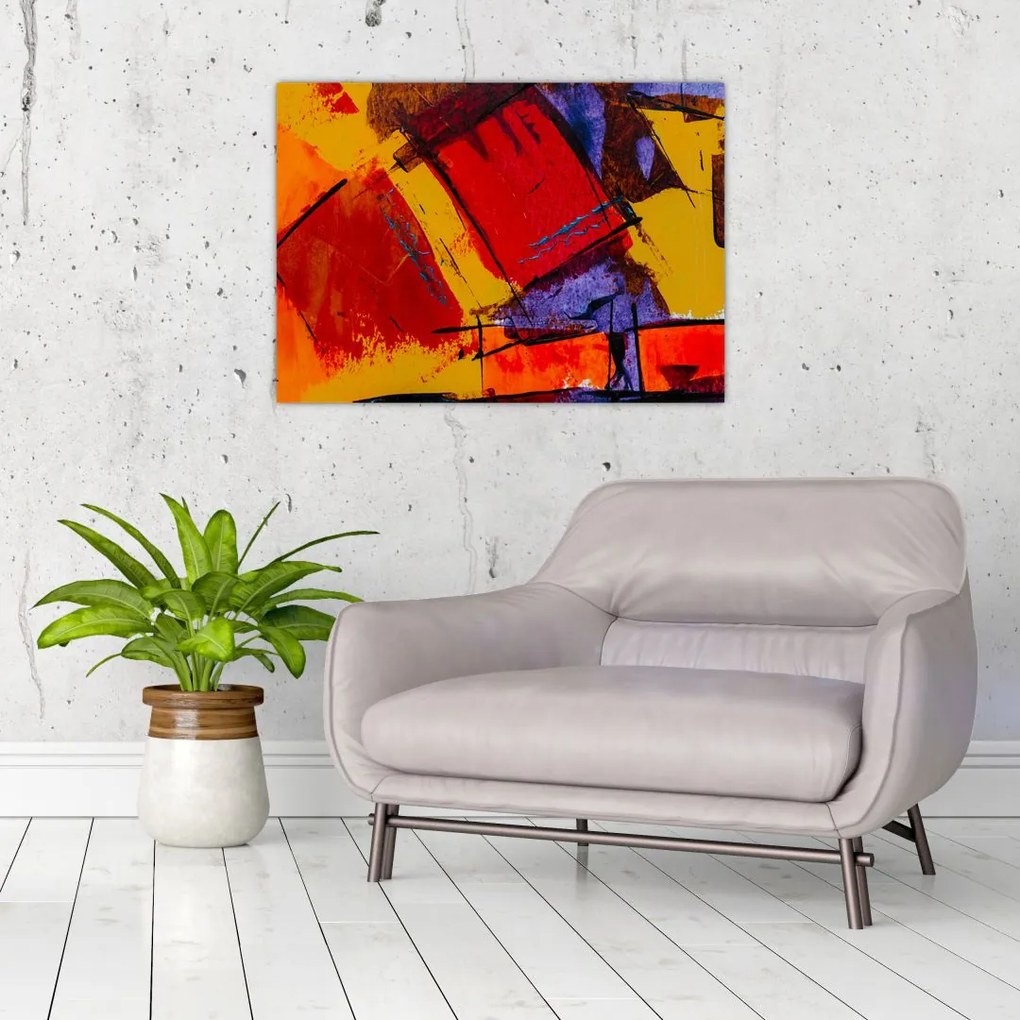 Tablou cu abstracție (70x50 cm)