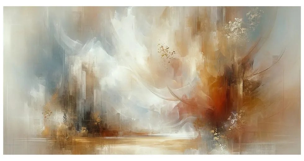 Tablou abstracție modernă caldă