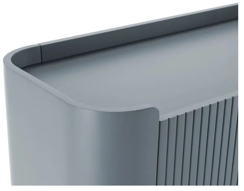 Dulap albastru prăfuit 100x140x40 cm Willa – MOME