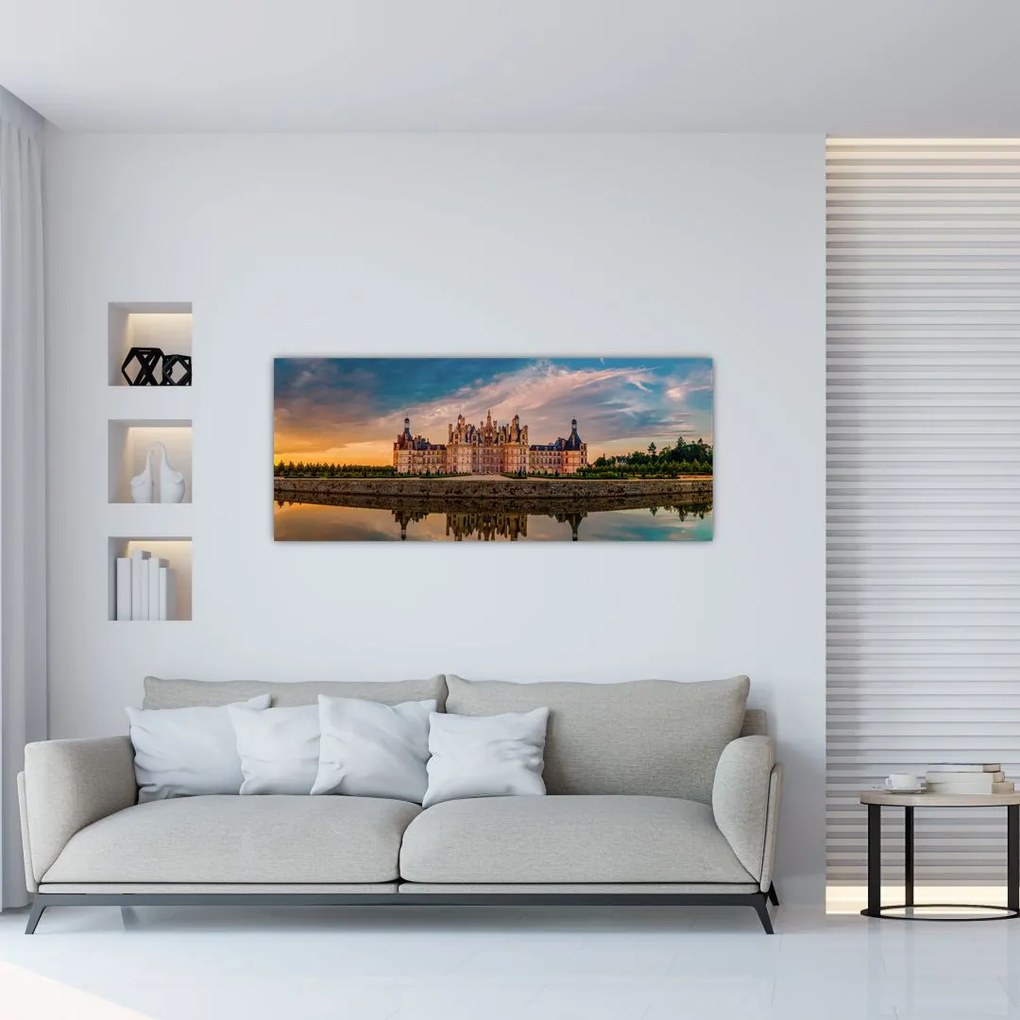 Tablou cu castel (120x50 cm)