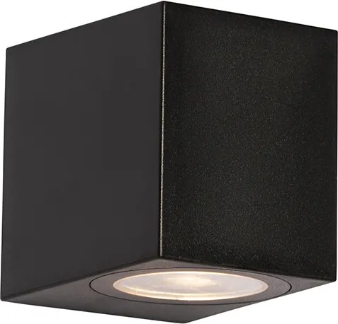 Lampa de perete exterioară modernă din plastic negru - Baleno