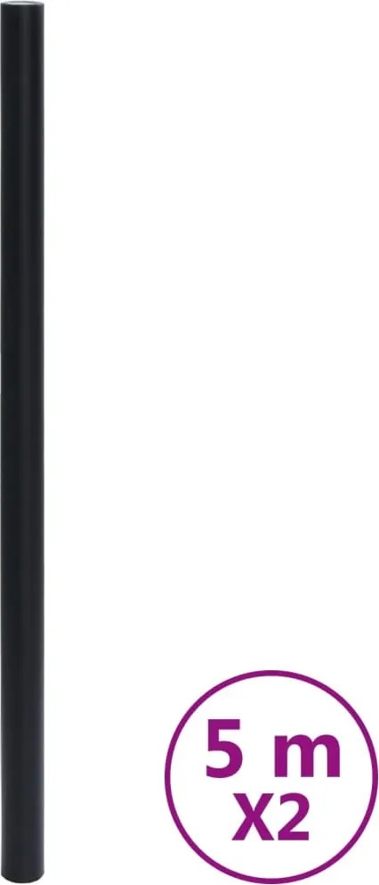 vidaXL Autocolante pentru mobilier, negru mat, 90x500 cm, PVC