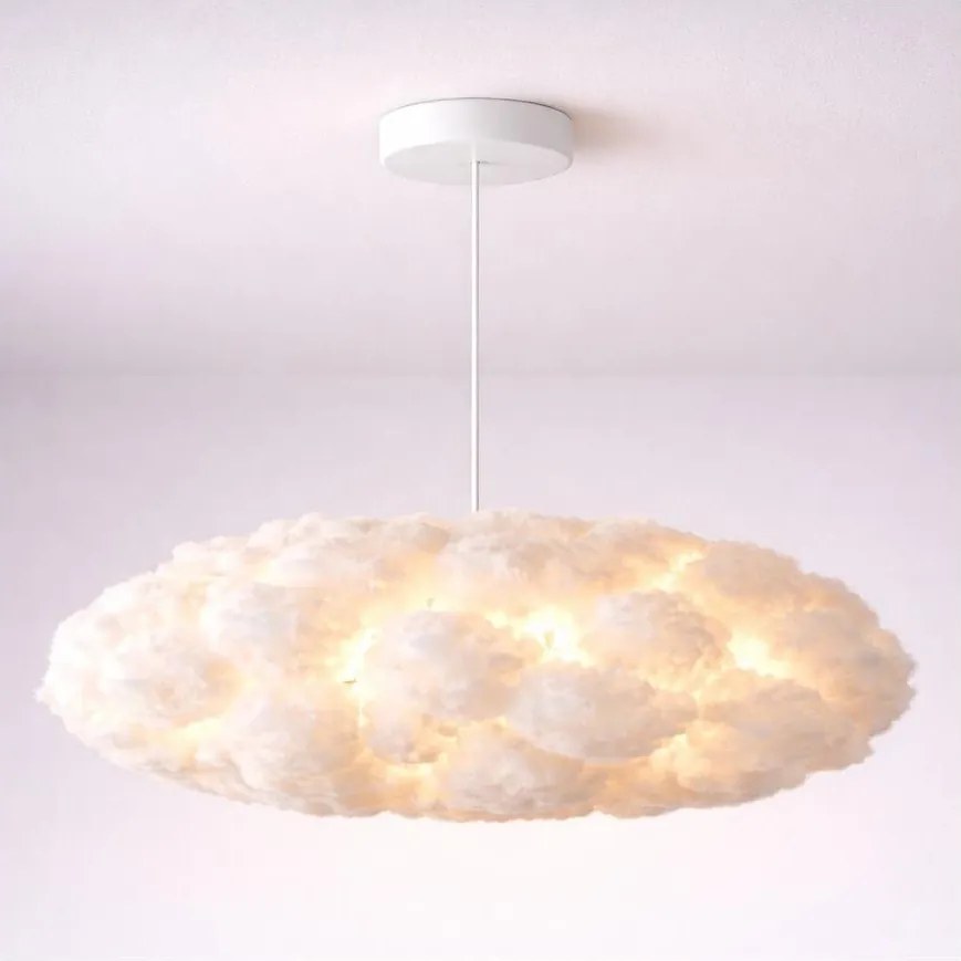 Brilagi - Lustru suspendat SOLEAIR, 2xE27/40W/230V, Ø 60 cm, alb