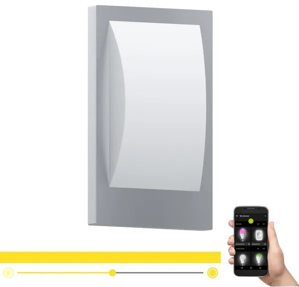 Eglo 97239 - Corp de iluminat exterior LED reglabil VERRES-C 1xE27/9W/230V BT IP44