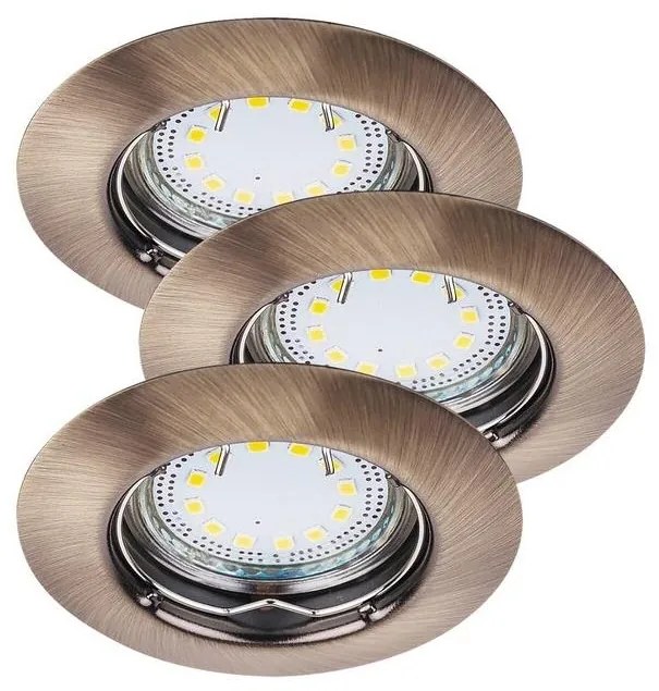 Rabalux 1048 - SET 3x Corp de iluminat tavan fals LITE 3xGU10-LED/3W/230V