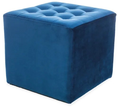 Taburet Lori Velvet Bleumarin 86 - 39x39x34 lxLxh cm