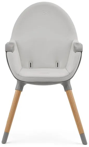 KINDERKRAFT - Scaun de masă pentru copii 2în1 FINI2 fag/gri