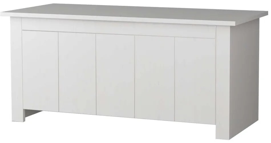 Cufăr alb din lemn de pin 100x45 cm Bertram – Støraa