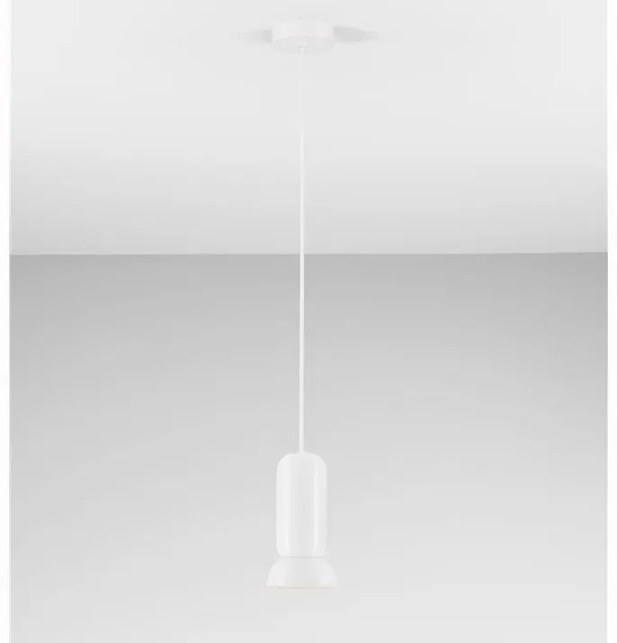 Pendul minimalist ceramica alba PARLO