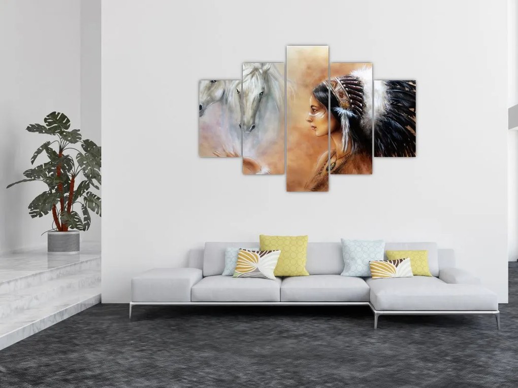 Tablou - Farmecele indienilor (150x105 cm)