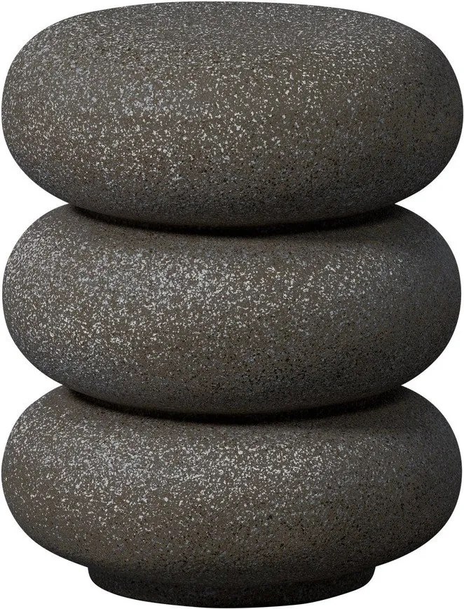 Măsuță de grădină rotundă cu aspect de piatră ø 40 cm Laurel – WOOOD