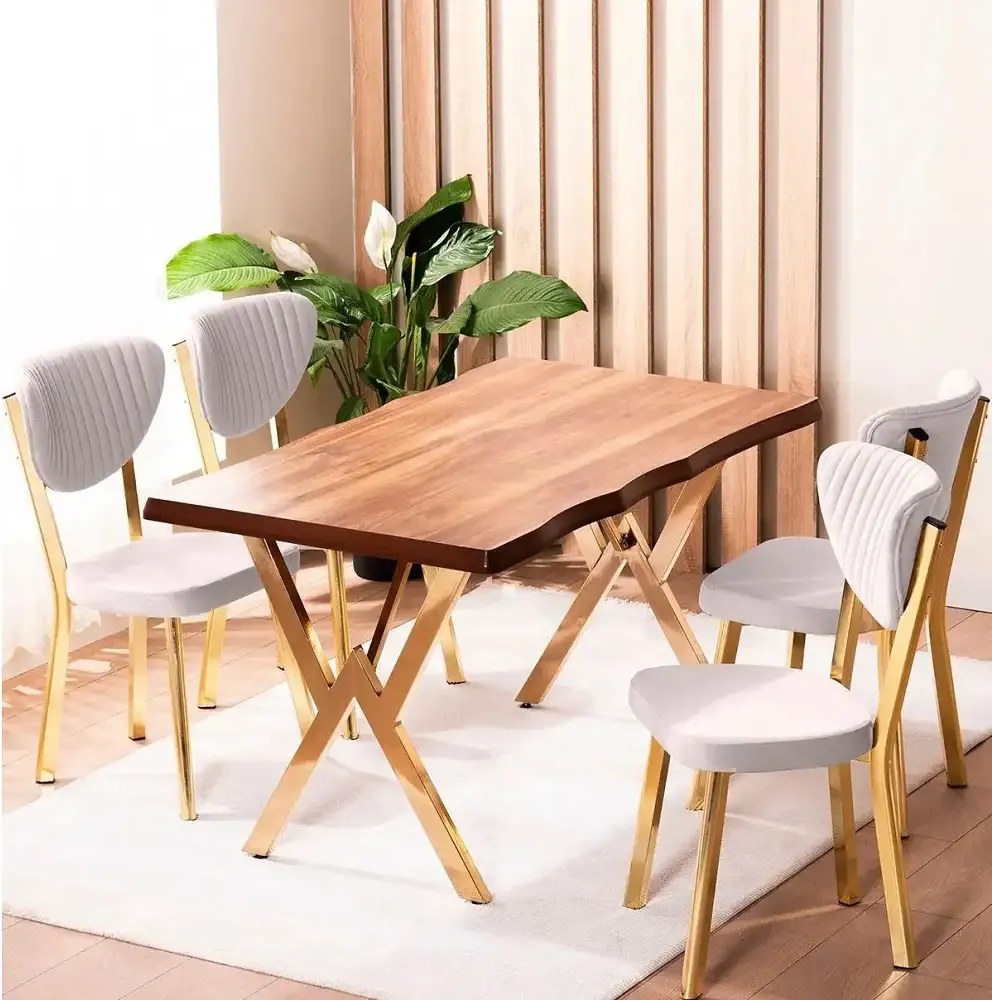 Masă de bucatarie Barton Alba din MDF