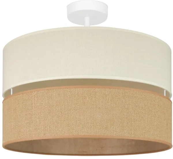 Brilagi - Plafonieră ROYAL YUTE 1xE27/15W/230V pr. 40 cm bej/crem