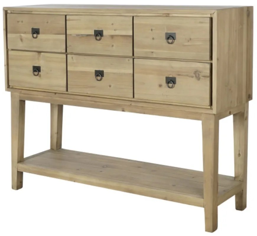 Consola, natur, din lemn de pin, Alder