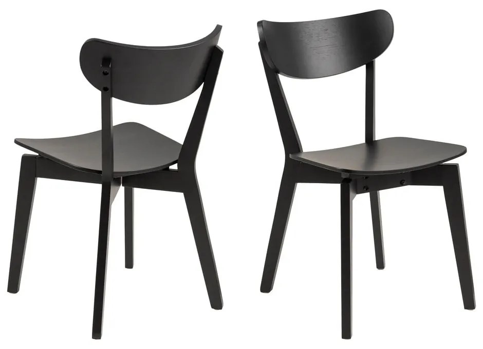 Scaun de dining Actona Roxby, negru