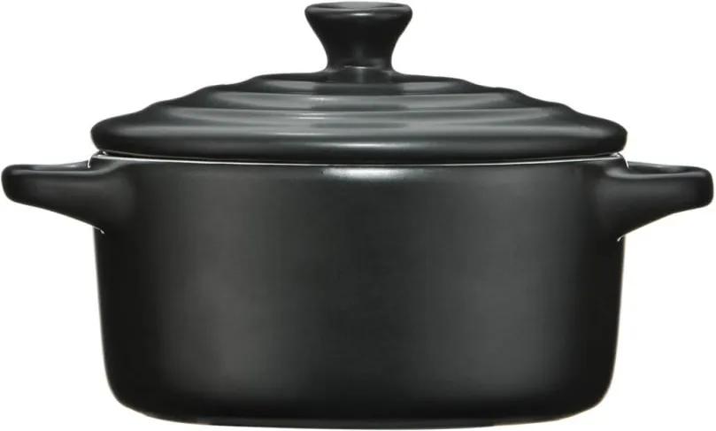 Oală din ceramică Premier Housewares, 230 ml, negru