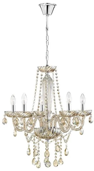 Candelabru elegant cu cristale K9 Zeno 5L